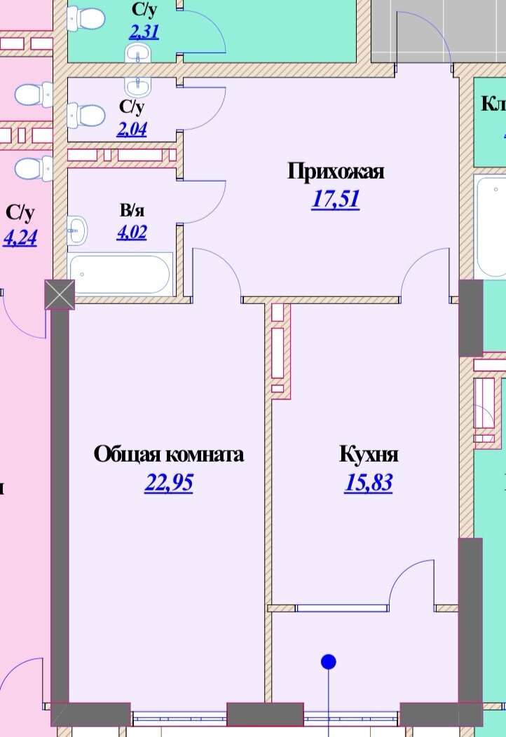 1 комн. квартира