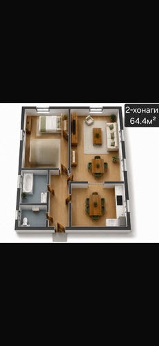 1-комнатная квартира в Рудаки — фото 2, кухня